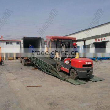 Steel Mobile Dock Loading Yard Ramps