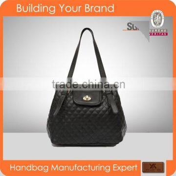 S024 Black Female Handbags Latest Model PU Quality bag Factory Directly Price