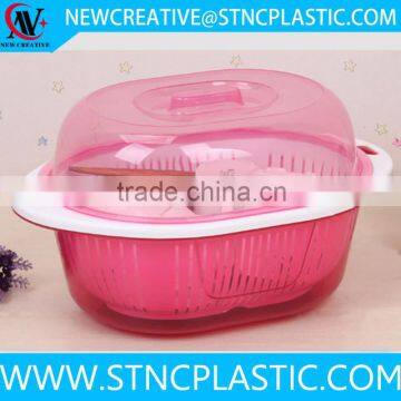 Colander Plastic Clean Rice Machine Vegetables basin wash rice sieve fruit bowl fruit basket