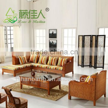 Fashionable Leisure Cane Sofa Sets