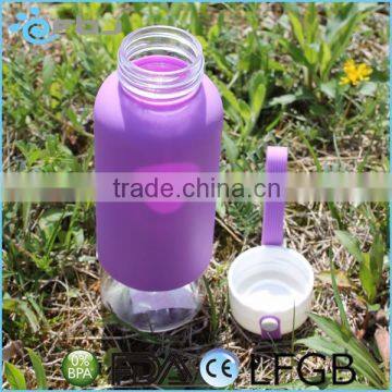 PC Plastic Water Bottle With Silicone Cover photo-2