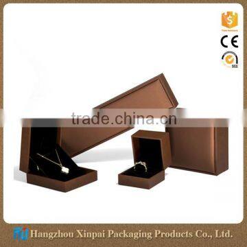 Wholesale Custom Made Brown New Design Necklace Jewelry Box