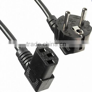 Schuko power cable with VDE certification