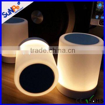 Outdoor Portable Touch Sensitive Smart Led Bluetooth Speaker Lamp