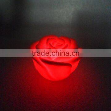 led rose night light PVC material