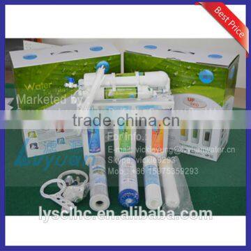 Household 5 stage ultrafiltration membrane purified water filter with post carbon filter