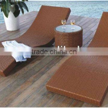 Granco KAL outdoor furniture rattan sun lounger