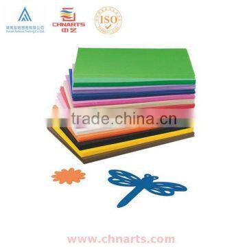 color eva foam sheet for hand craft shapes/sticks/toys