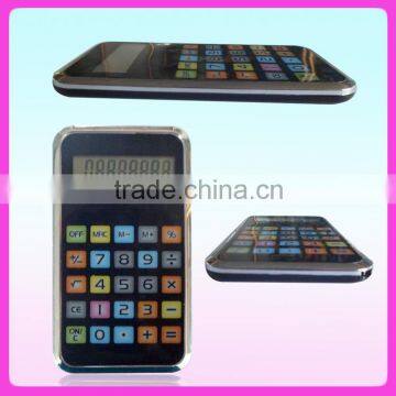 Mobile phone shape 8 digit electronic calculator,Touch screen calculator