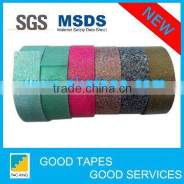 2014 Hot sales !! Custom Adhesive Glitter Tape for Decoration from PAC KING