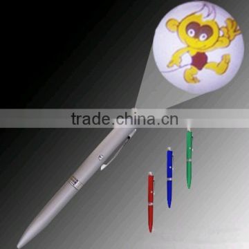 projection pen for advertising , promotional logo project pen , flashlight pen