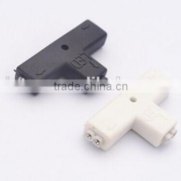 LED T type 3528 2P adapter, LED T type 3528 plug, LED T type 3528 connector