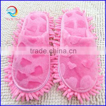 2015 best selling microfiber chenille floor cleaning slipper