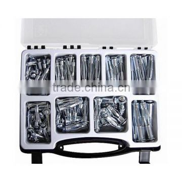 141pcs hollow wall anchor set tool box