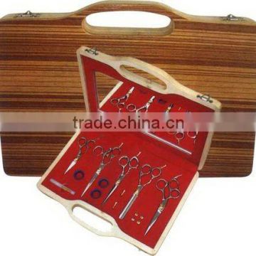 Manicure Set, Wooden Case