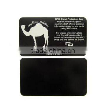 Customized wallet rfid blocking card