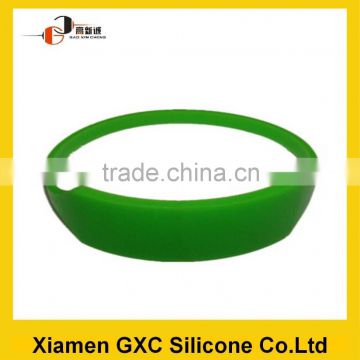 eco-friendly green silicone rubber bracelet for man