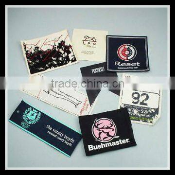 Nice Price Black Woven label Free Sample Custom Garment Label Wholesales