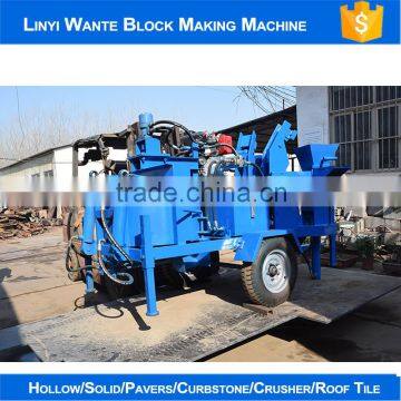 2016 new design factory price WT2-20m interlocking compressed earth block machines from Linyi Wante Machinery