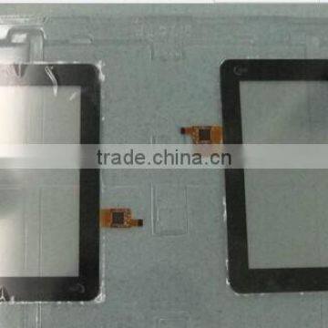 Custom Smaller Demension 2.8"5",7",10.1" Capacitive Touch Panel With Printing White Logo and Some LED Apertures photo-4