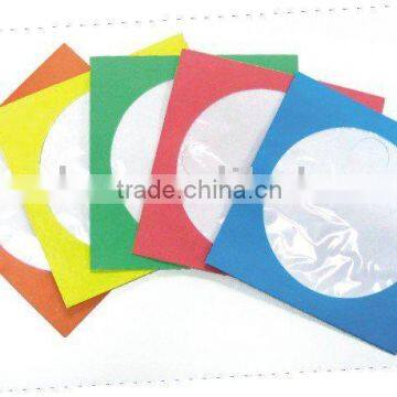 5 Assorted color CD sleeve/envelop