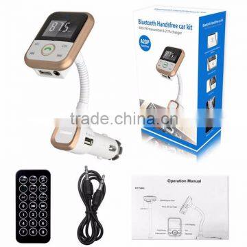 Wireless Bluetooth FM Transmitter Modulator Car Kit MP3 Player SD USB+Remote