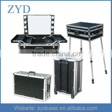 Aluminum Studio Cosmetic Trolley Case (ZYD-C24)