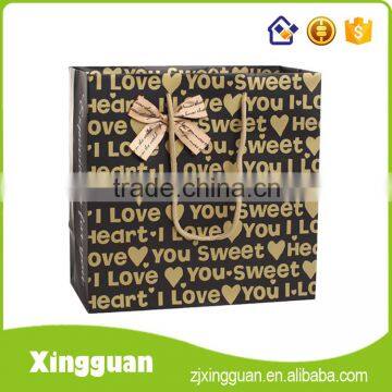 outdoor advertising paper bag rope handle,gift shopping bag,customized paper gift bag