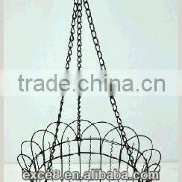 French style metal plant hanging baskets wholesale