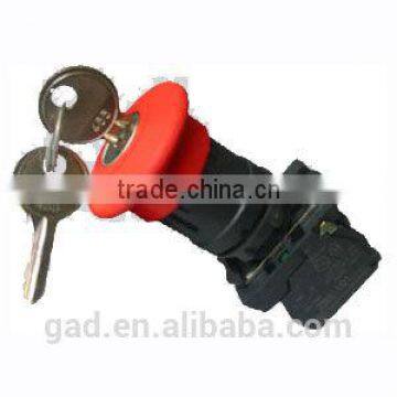 GB5-AS145 CNGAD GB5 series red mushroom switch with key