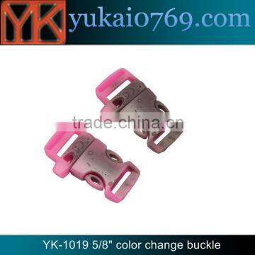 Yukai plastic bag clasp buckle/safety plastic whistle buckle/bracelet clasp buckle