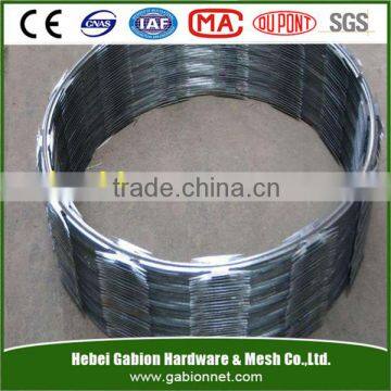 BTO & CBT low price galvanized concertina razor wire razor wire fencing