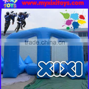 Large air ball bunkers,Giant inflatable M shape paintball bunker