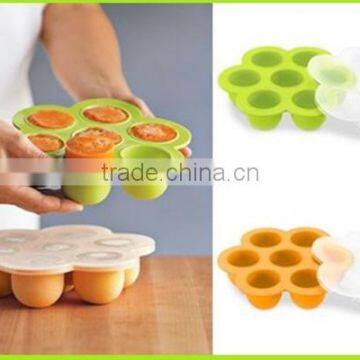 HOT Sale LFGB & FDA Approved Non-stick Non-Toxic Silicone baby food steamer