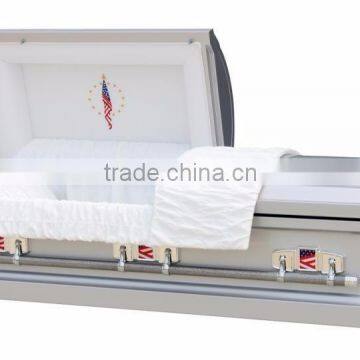 Veterans metal casket and coffin Nantong Millionaire china market