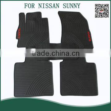 All Weather Full Set Rubber Car Floor Mat /Cargo Mat For Nissan Sunny