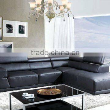 genuine leather corner sofa