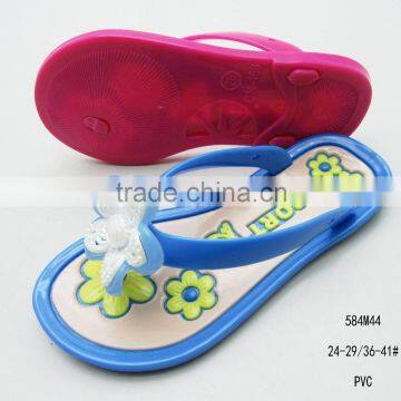 New Model Hot Sale Sweet PVC Jelly Girls Flip Flop