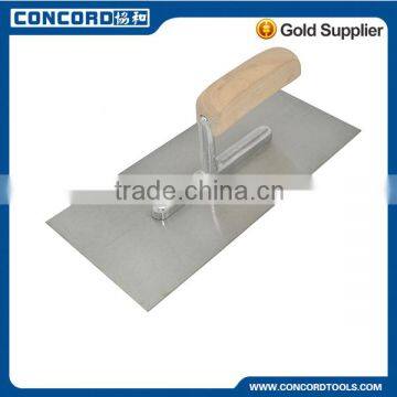 280*120mm carbon steel blade,eucalyptus wooden handle Plastering trowel hand tools