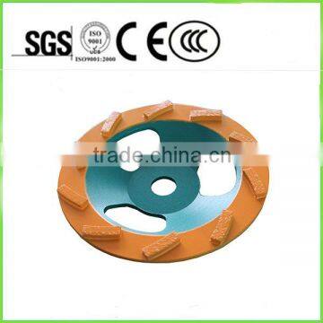 10T fanshaped metal bond diamond grinding wheel for concrete