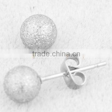 Fancy Stainless Steel Earrings Ball Stud Earring