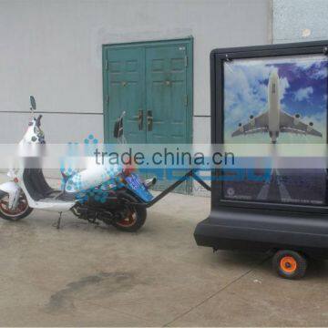 YEESO Motorcycle trailer,Scooter tailer,Advertising Billboard