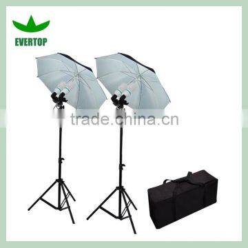 TS-ULK03 Photo Studio Reflective Umbrella Continuous Lighting Kits With Double Head photo-2