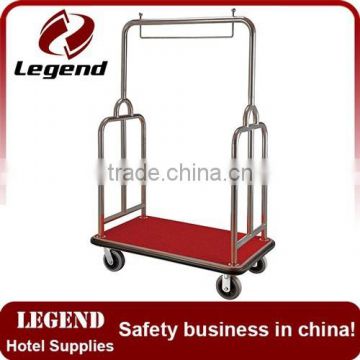 High quality With wheel foldable luggage cart for hotel