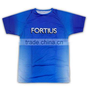 Wholesale plain polyester all over sublimation custom t-shirts no minimum