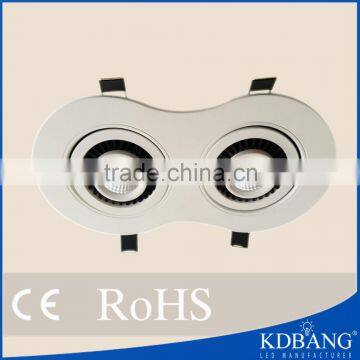 Wholesale high quality adjustable double 2014 led downlight