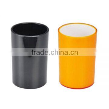 Colored plastic tumbler hotel bathroom accessories set