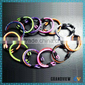 New arrival fashion custom energy titanium bracelets