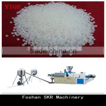 SKR machinery single screw recycle material PE pelletes making produce line