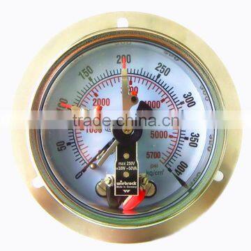 high quality electric contact pressure gauge from yuyao zend instrument factory